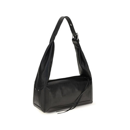 Maison Margiela Black Leather Shoulder Bag