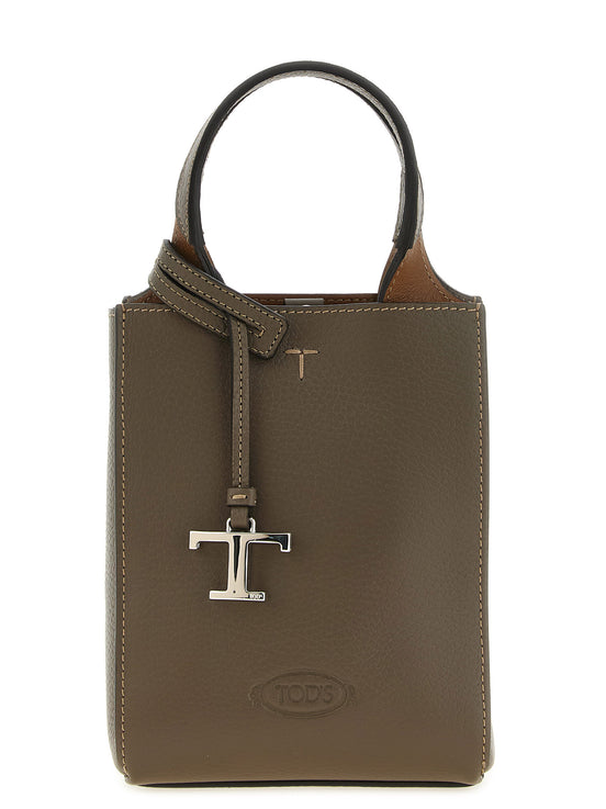 Tod's Bicolor Calfskin Handbag