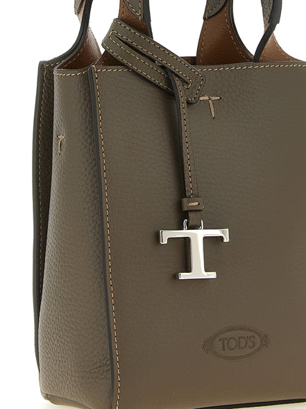 Tod's Bicolor Calfskin Handbag