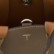 Tod's Bicolor Calfskin Handbag