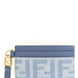Fendi Blue Cotton Cardholder