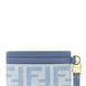 Fendi Blue Cotton Cardholder