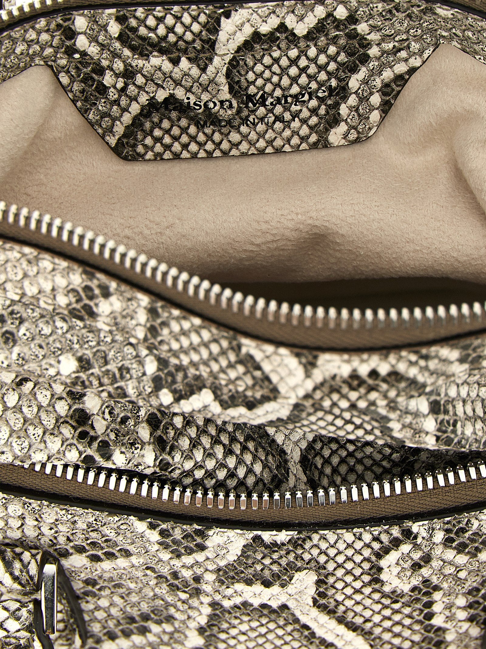 Maison Margiela Gray Goatskin Shoulder Bag