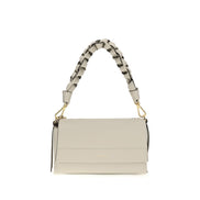 Coccinelle Bohème Beige Leather Shoulder Bag