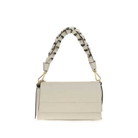 Coccinelle Bohème Beige Leather Shoulder Bag
