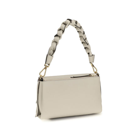 Coccinelle Bohème Beige Leather Shoulder Bag