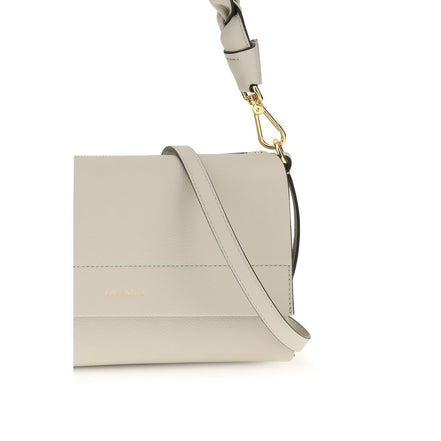 Coccinelle Bohème Beige Leather Shoulder Bag