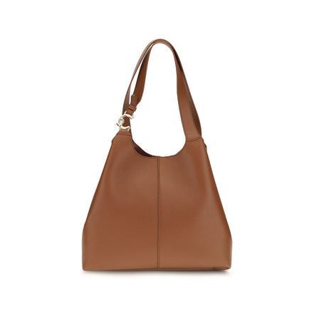 Coccinelle Brown Calf Leather Bos Taurus Shoulder Bag