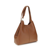 Coccinelle Brown Calf Leather Bos Taurus Shoulder Bag