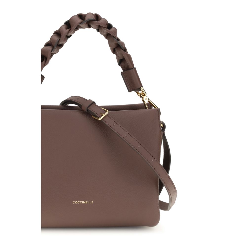 Coccinelle Bohème Garnet Leather Top Handle Bag