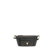 Coccinelle Black Calf Leather Bos Taurus Shoulder Bag