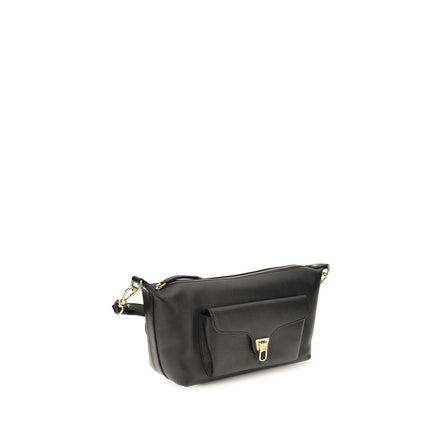 Coccinelle Black Calf Leather Bos Taurus Shoulder Bag