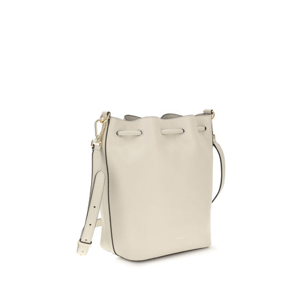 Coccinelle Beat Generation Beige Leather Bucket Bag