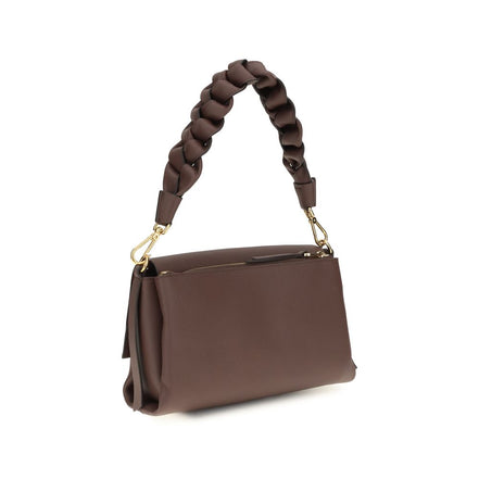 Coccinelle Bohème Brown Leather Shoulder Bag