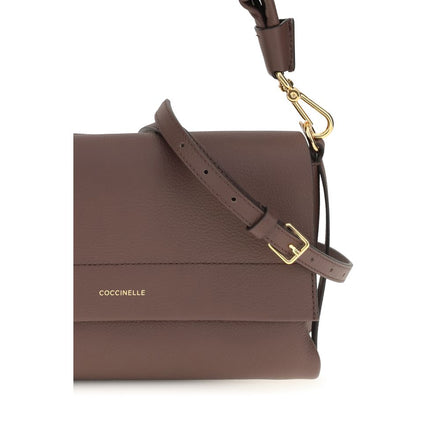 Coccinelle Bohème Brown Leather Shoulder Bag