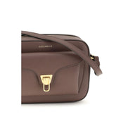 Coccinelle Beat Soft Brown Leather Shoulder Bag
