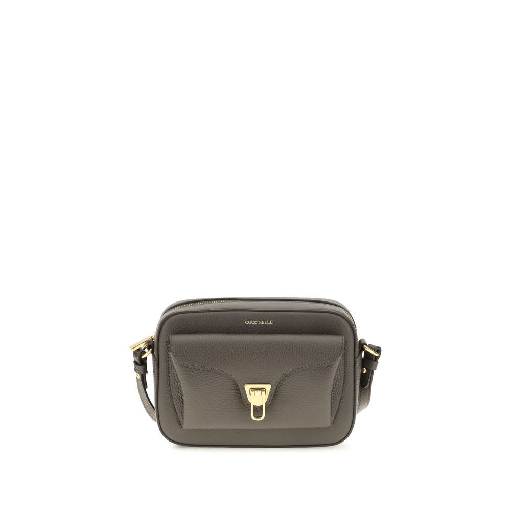 Coccinelle Beat Soft Brown Leather Shoulder Bag