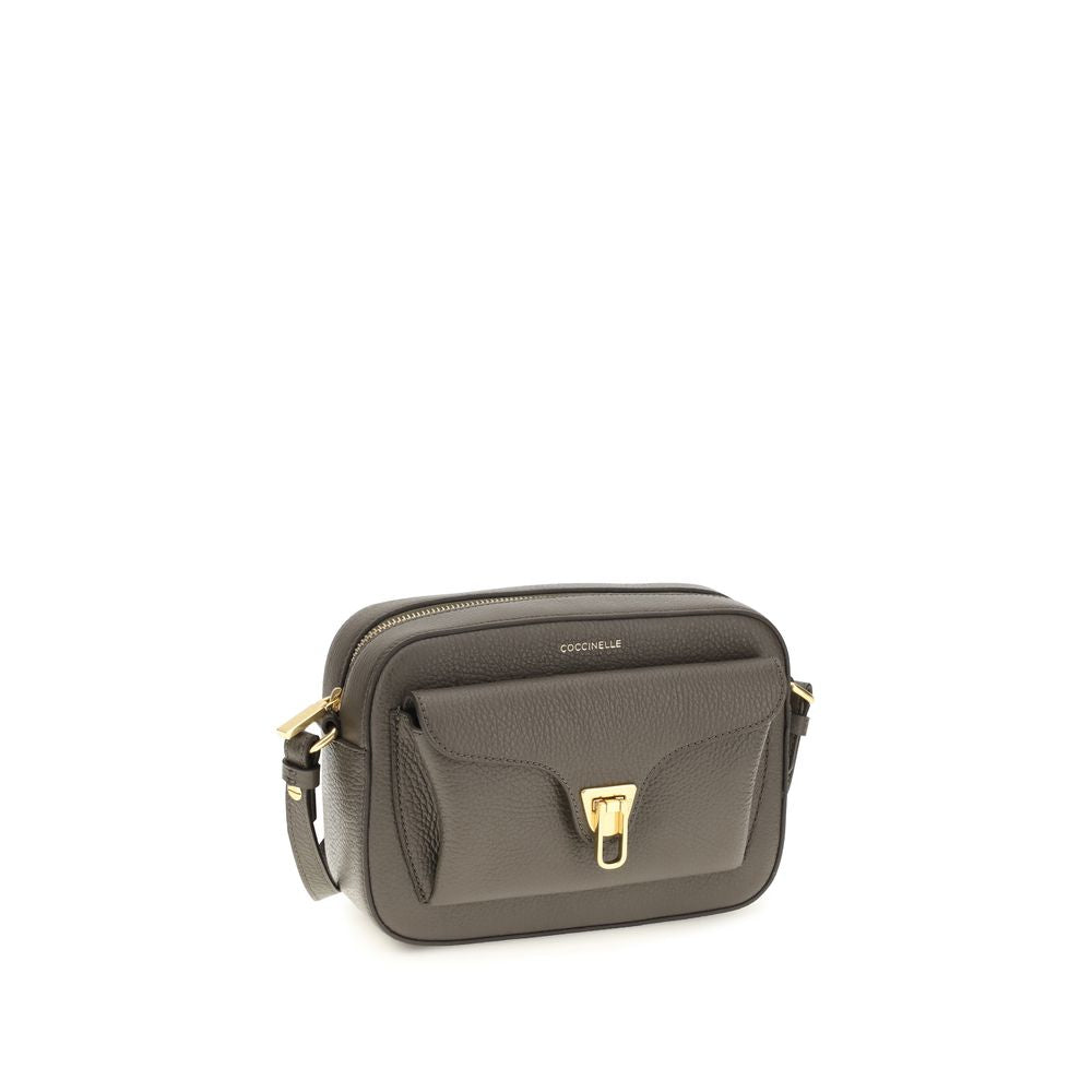 Coccinelle Beat Soft Brown Leather Shoulder Bag