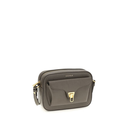 Coccinelle Beat Soft Brown Leather Shoulder Bag