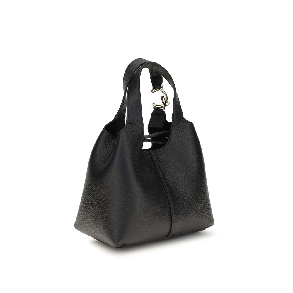 Coccinelle C-Easy Small Black Leather Handbag