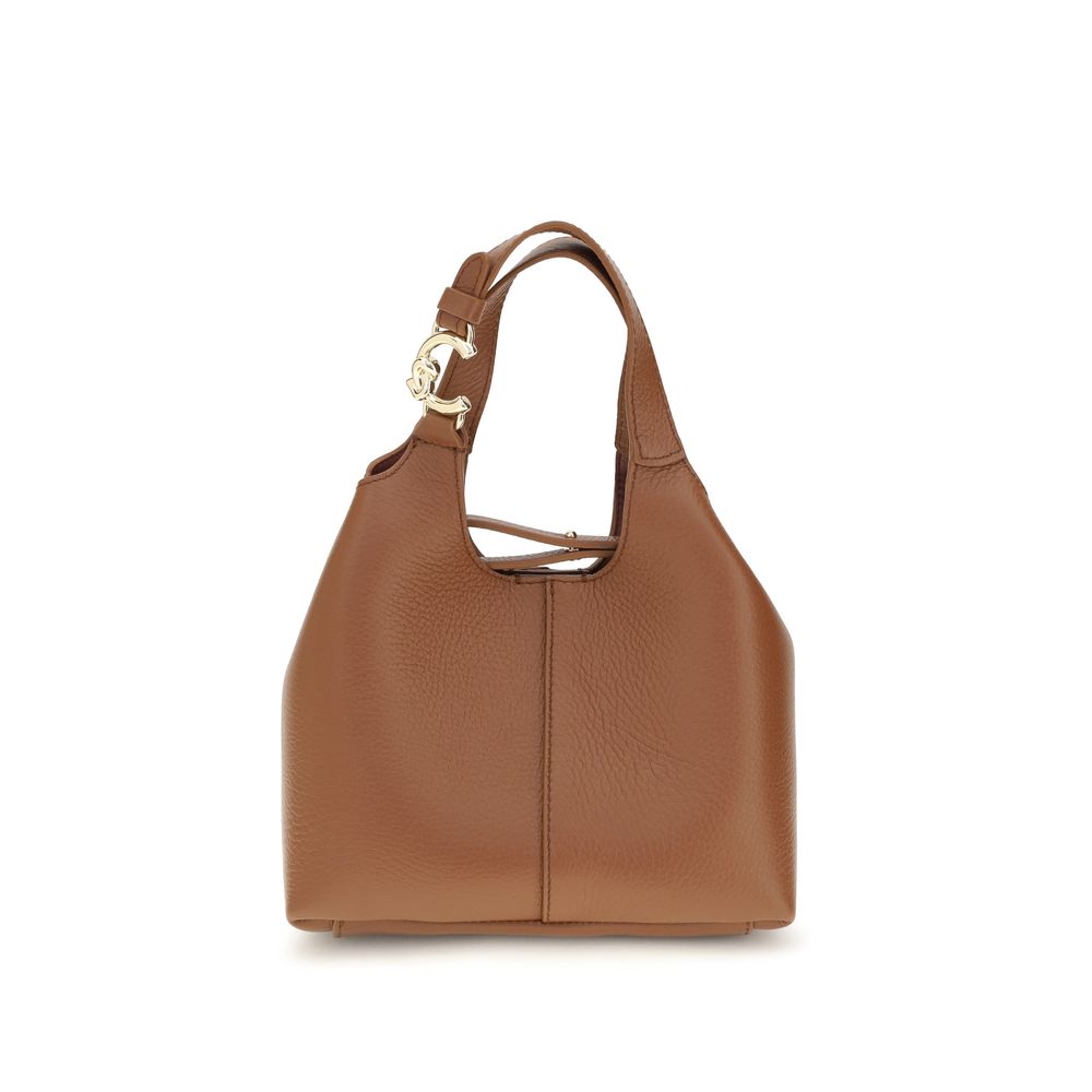 Coccinelle Brown Calf Leather Bos Taurus Handbag