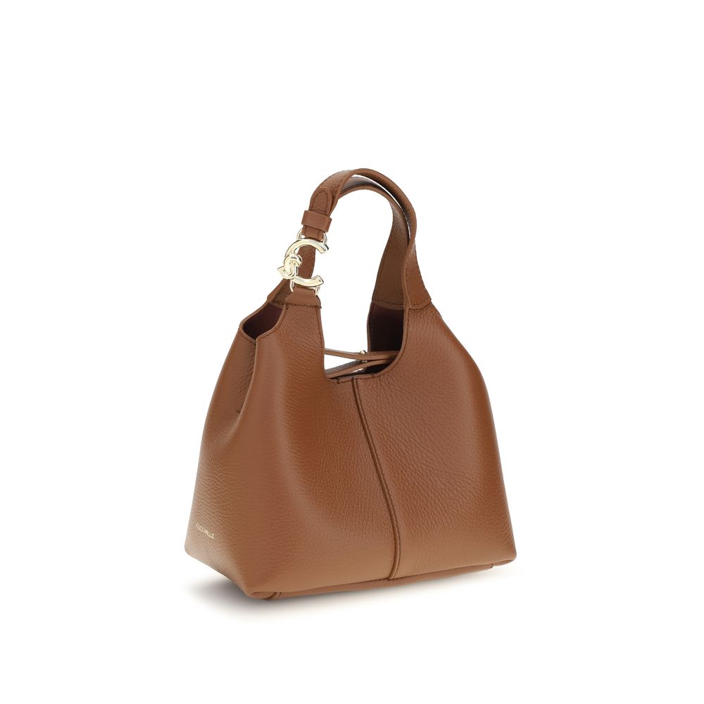 Coccinelle Brown Calf Leather Bos Taurus Handbag