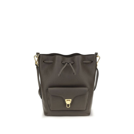 Coccinelle Beat Generation Brown Leather Bucket Bag