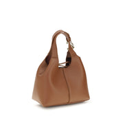 Coccinelle Brown Calf Leather Bos Taurus Handbag