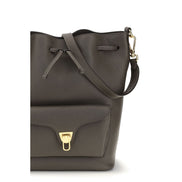 Coccinelle Beat Generation Brown Leather Bucket Bag