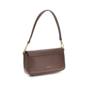 Coccinelle C-Me Lock Medium Brown Leather Shoulder Bag
