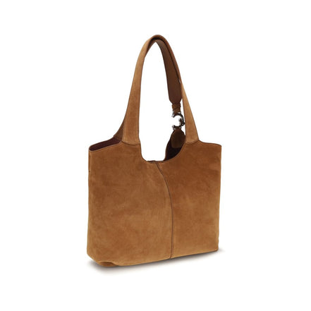 Coccinelle Brown Calf Leather Bos Taurus Shoulder Bag