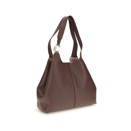 Coccinelle Brown Calf Leather Bos Taurus Shoulder Bag