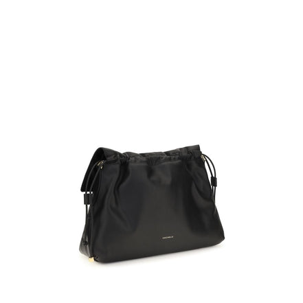 Coccinelle Black Calf Leather Bos Taurus Shoulder Bag