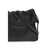 Coccinelle Black Calf Leather Bos Taurus Shoulder Bag