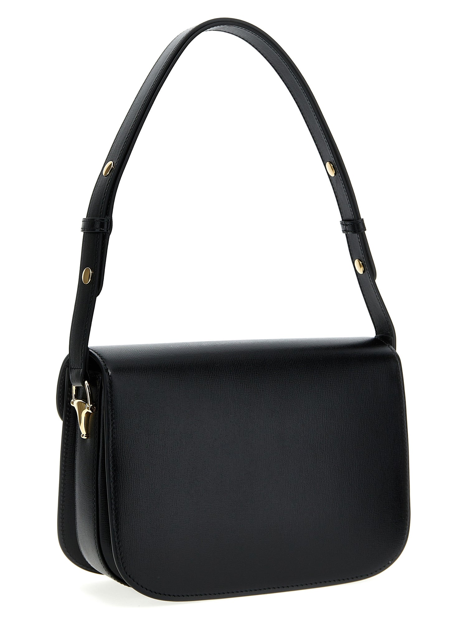 Gucci Black Leather Shoulder Bag