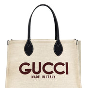 Gucci Μπεζ Τσάντα Tote από Πολυαιθυλένιο  