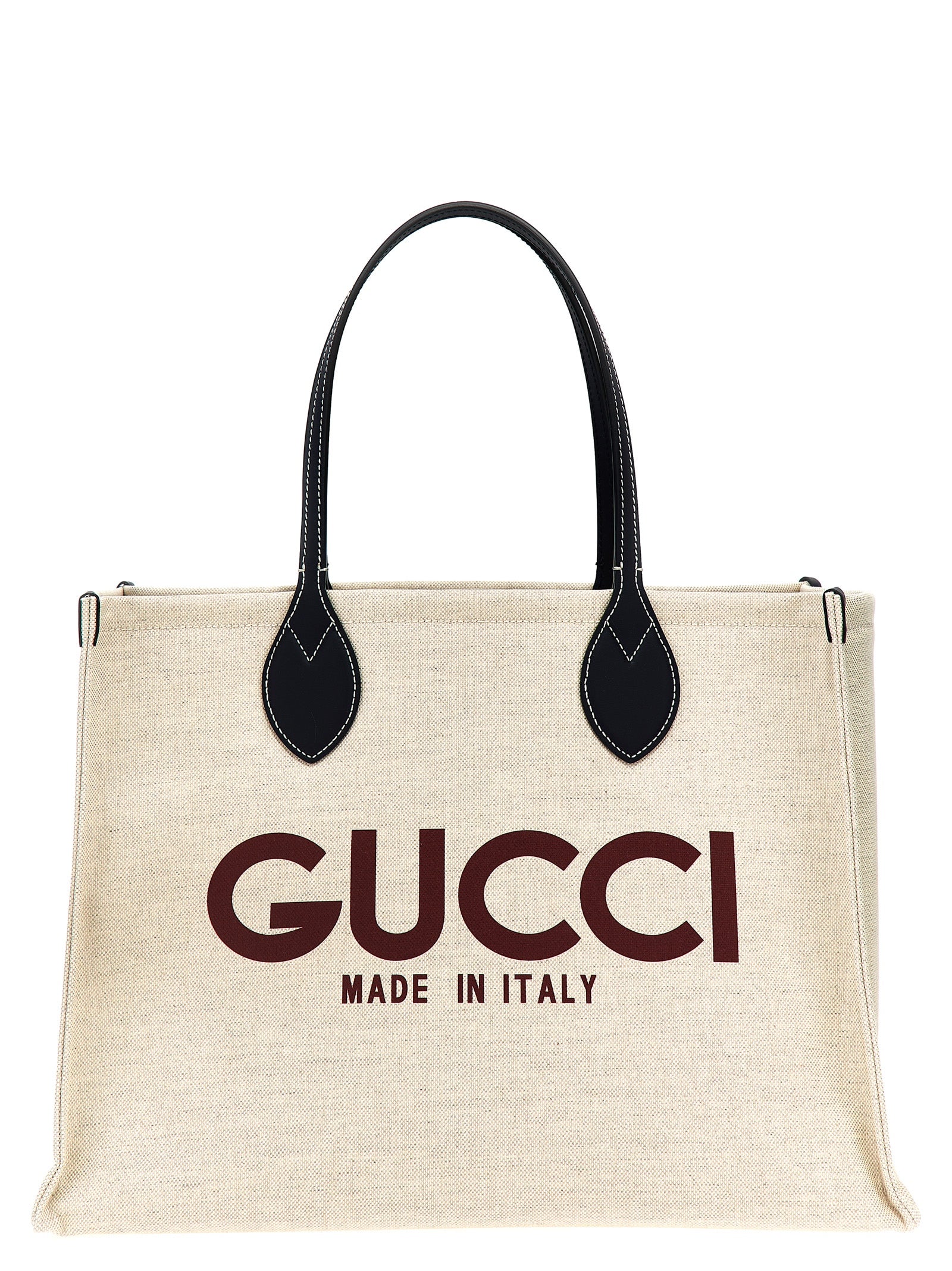 Gucci Μπεζ Τσάντα Tote από Πολυαιθυλένιο  