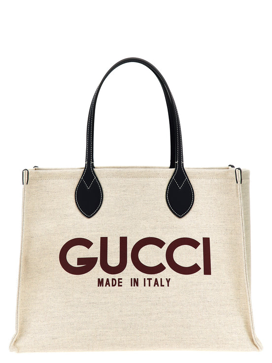 Gucci Beige Polyethylene Tote Bag