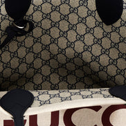 Gucci Μπεζ Τσάντα Tote από Πολυαιθυλένιο  