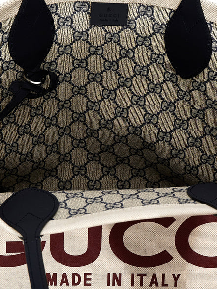 Gucci Μπεζ Τσάντα Tote από Πολυαιθυλένιο  