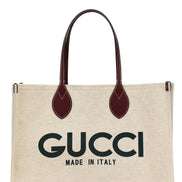 Gucci Μπεζ Τσάντα Tote από Πολυαιθυλένιο  