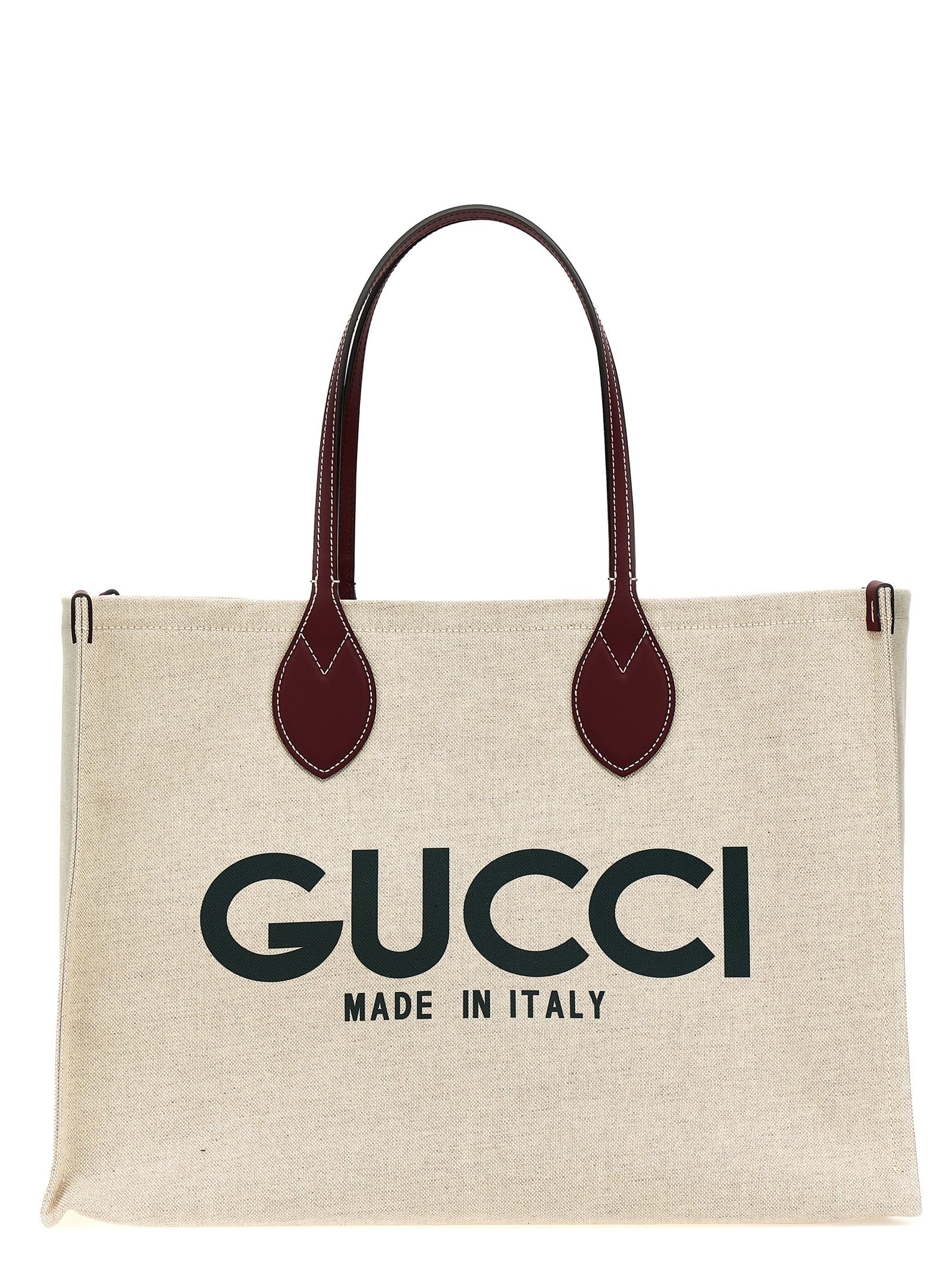 Gucci Μπεζ Τσάντα Tote από Πολυαιθυλένιο  