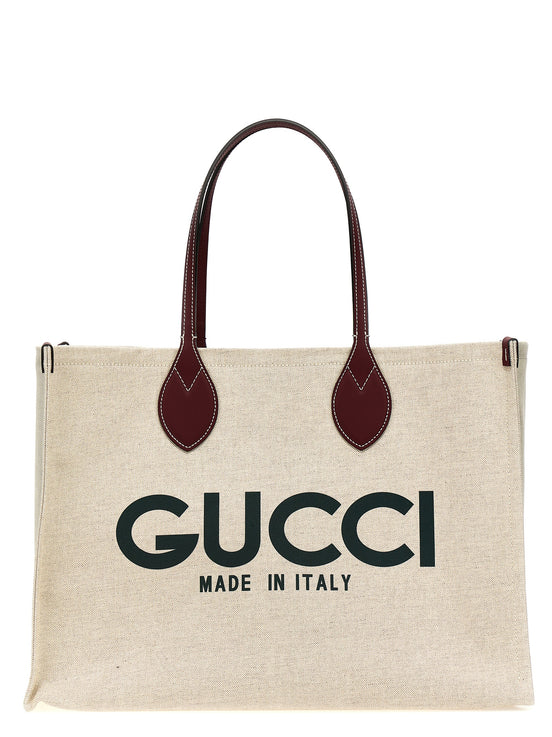 Gucci Beige Polyethylene Tote Bag