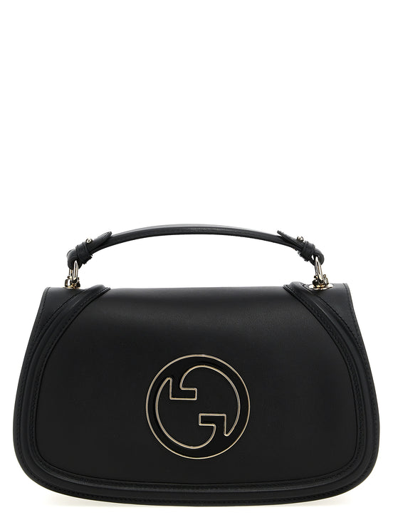 Gucci Blondie Medium Black Leather Shoulder Bag
