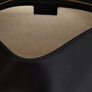 Τσάντα ώμου Gucci Blondie μεσαίου μεγέθους από μαύρο δέρμα