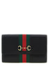 Θήκη Καρτών Gucci από Μαύρο Δέρμα Μόσχου
