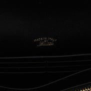 Θήκη Καρτών Gucci από Μαύρο Δέρμα Μόσχου