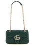 Gucci GG Marmont Μικρή Δίχρωμη Δερμάτινη Τσάντα Ώμου  