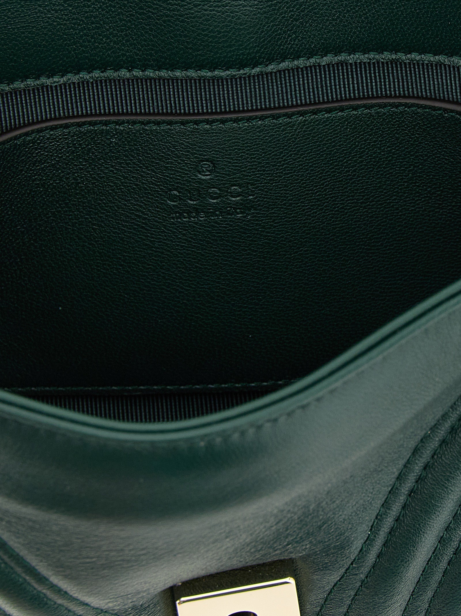 Gucci GG Marmont Μικρή Δίχρωμη Δερμάτινη Τσάντα Ώμου  