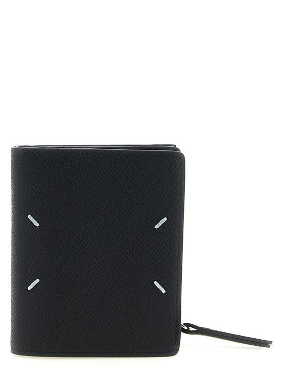 Maison Margiela Small Black Leather Wallet